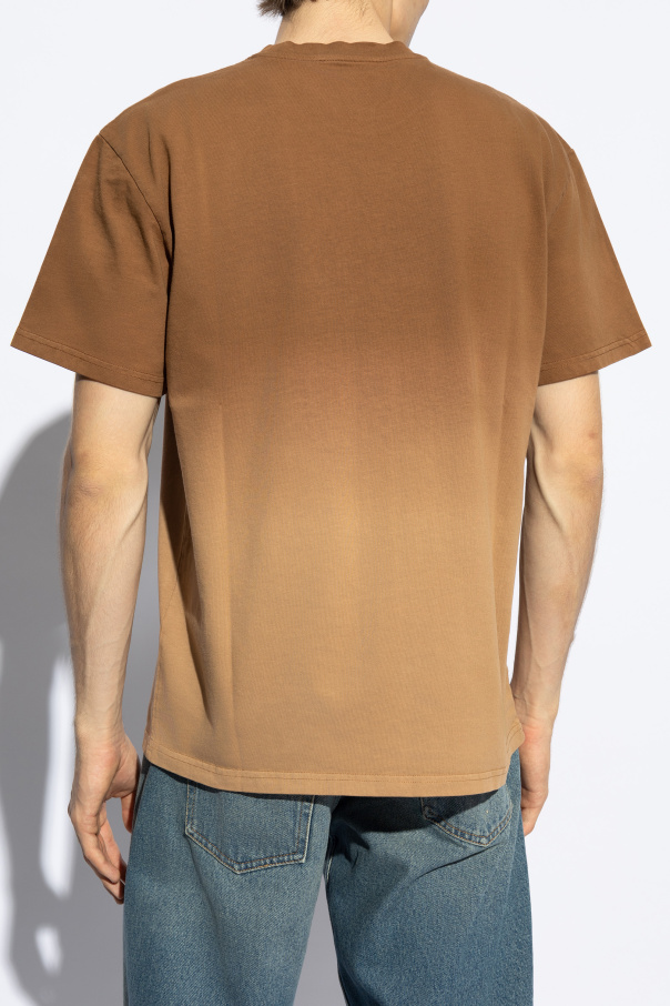 Tシャツ・カットソー JW ANDERSON Men T Shirts JT0238PG1551619 Brown Logo T-shirt - JW ANDERSON - Giordano Boutique